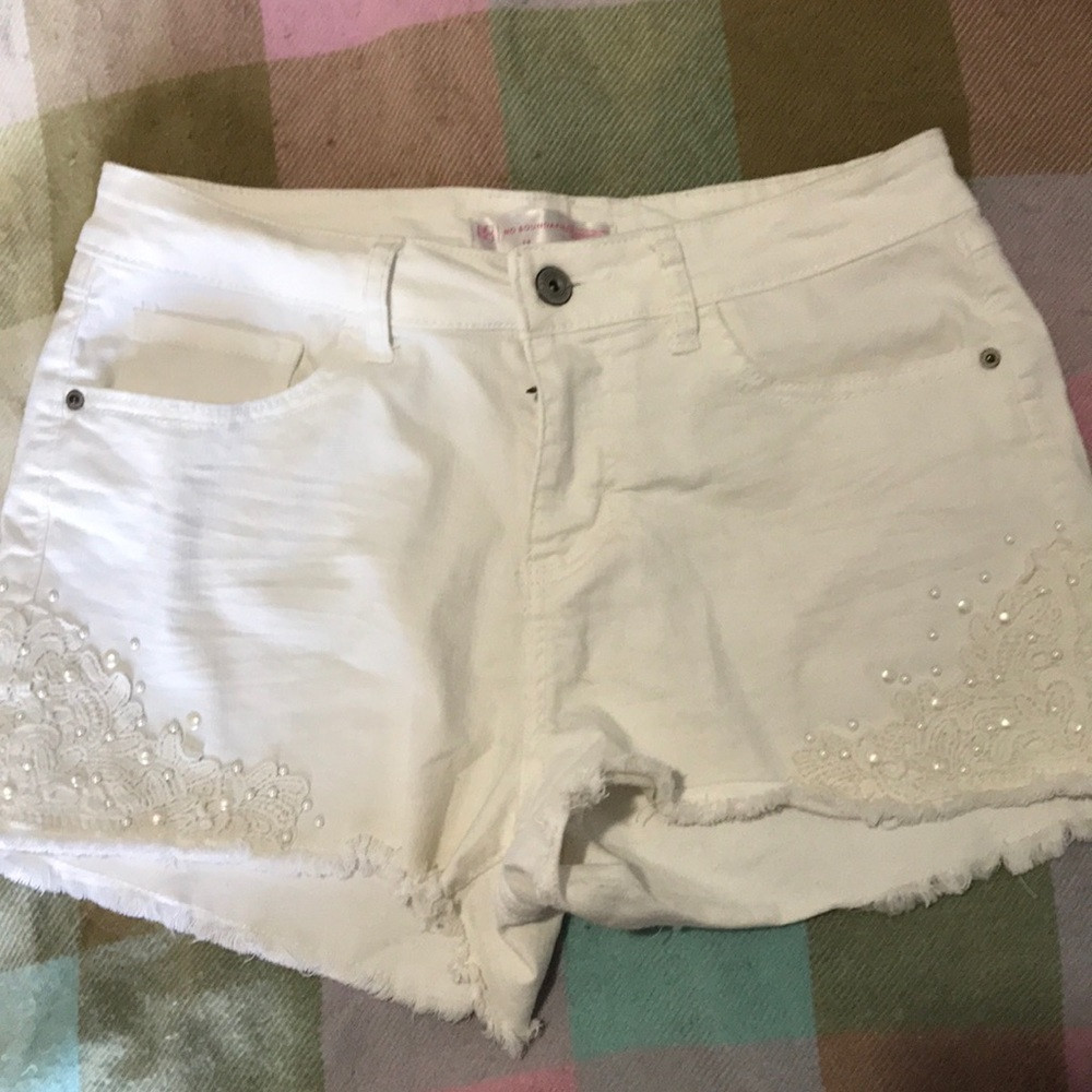 Denim shorts